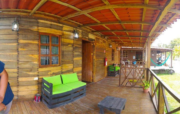 Green Monkey Hostel Bacalar Exterior foto